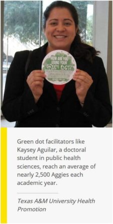 Green Dot Facilitator, Kaysey Aguilar
